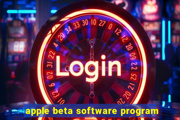 apple beta software program